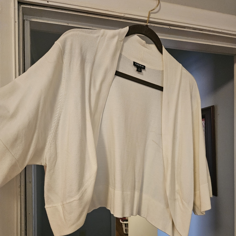 Torrid off white shrug